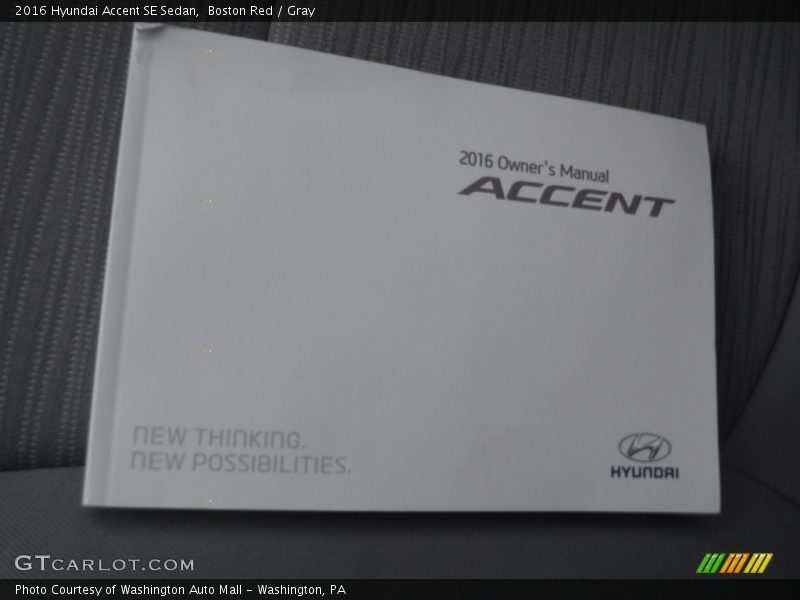 Boston Red / Gray 2016 Hyundai Accent SE Sedan