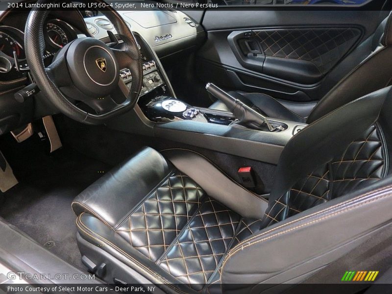  2014 Gallardo LP560-4 Spyder Nero Perseus Interior