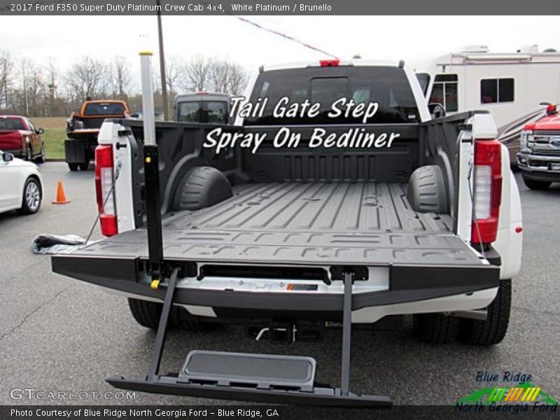 White Platinum / Brunello 2017 Ford F350 Super Duty Platinum Crew Cab 4x4