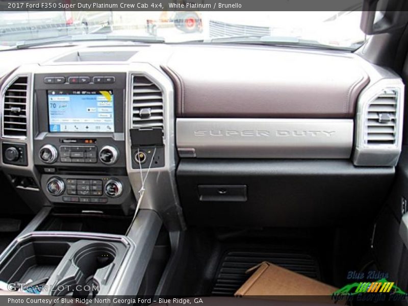 White Platinum / Brunello 2017 Ford F350 Super Duty Platinum Crew Cab 4x4