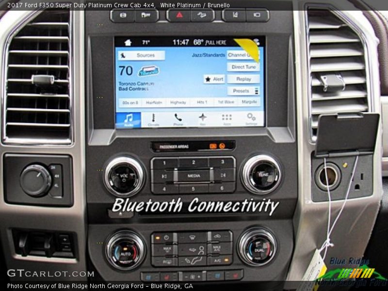White Platinum / Brunello 2017 Ford F350 Super Duty Platinum Crew Cab 4x4