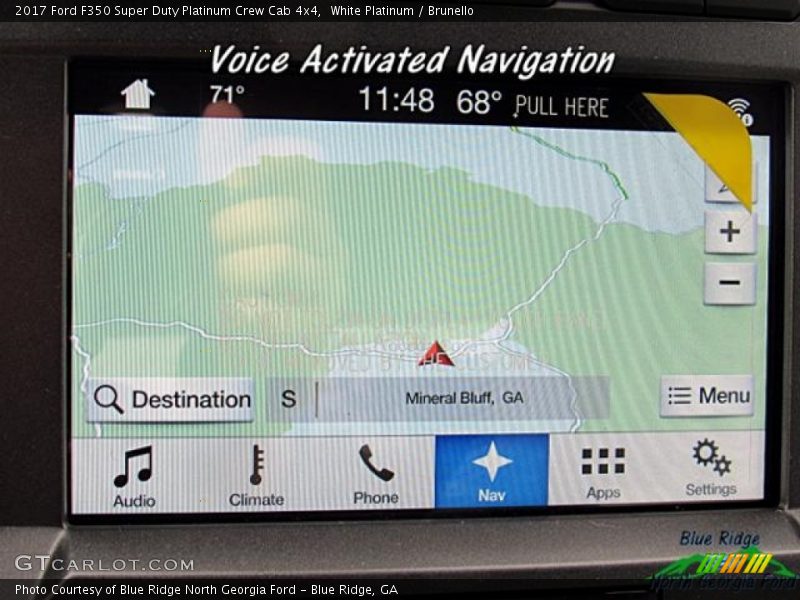 White Platinum / Brunello 2017 Ford F350 Super Duty Platinum Crew Cab 4x4