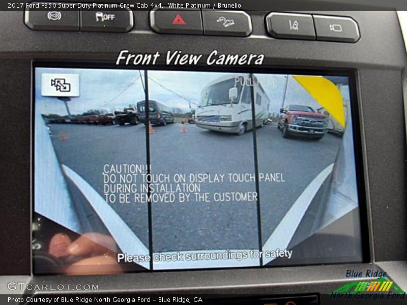 White Platinum / Brunello 2017 Ford F350 Super Duty Platinum Crew Cab 4x4