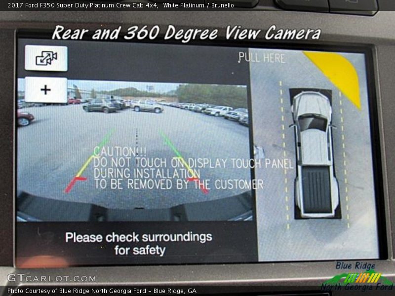 White Platinum / Brunello 2017 Ford F350 Super Duty Platinum Crew Cab 4x4