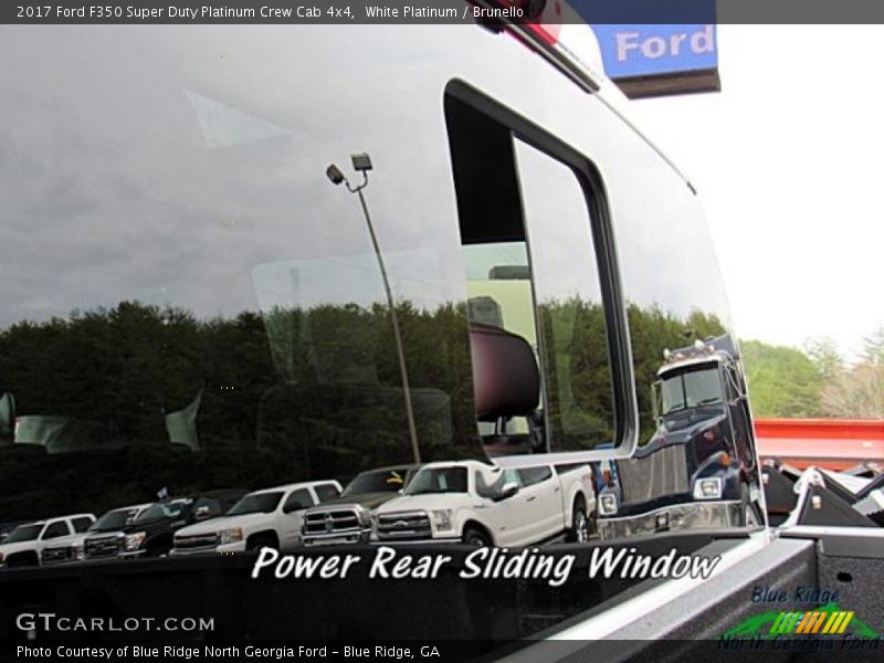 White Platinum / Brunello 2017 Ford F350 Super Duty Platinum Crew Cab 4x4