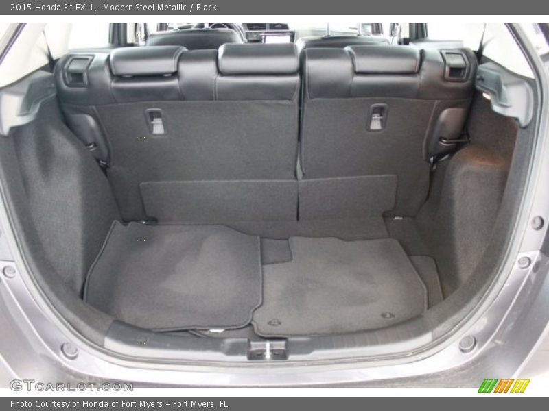 Modern Steel Metallic / Black 2015 Honda Fit EX-L