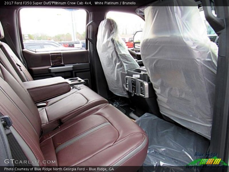 White Platinum / Brunello 2017 Ford F350 Super Duty Platinum Crew Cab 4x4