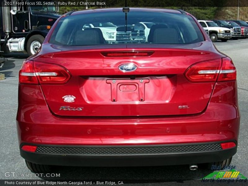 Ruby Red / Charcoal Black 2017 Ford Focus SEL Sedan