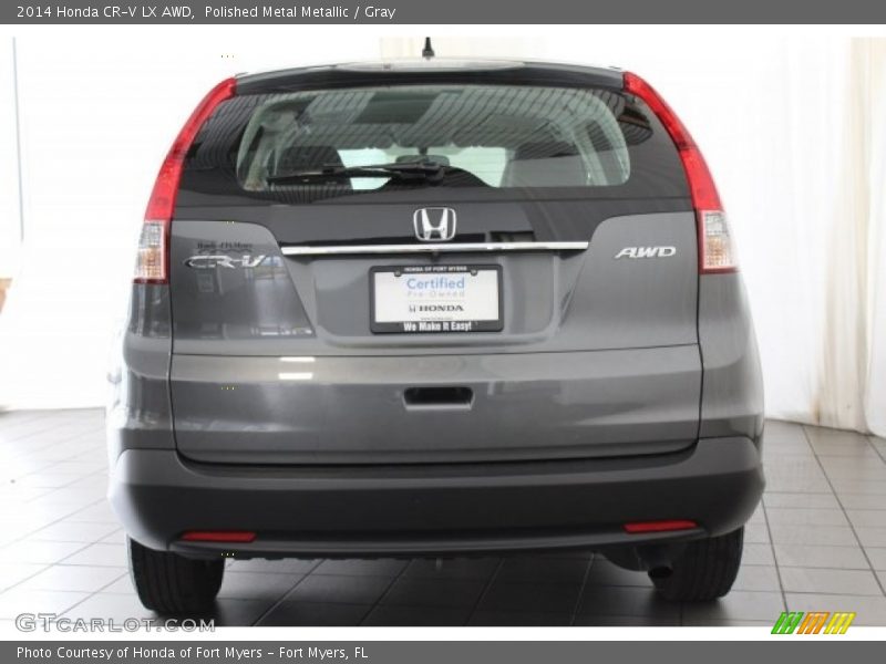 Polished Metal Metallic / Gray 2014 Honda CR-V LX AWD