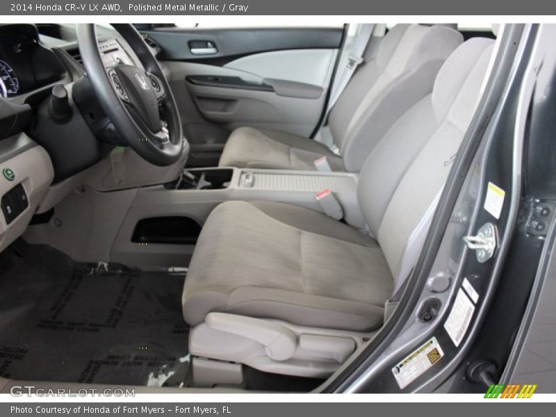 Polished Metal Metallic / Gray 2014 Honda CR-V LX AWD