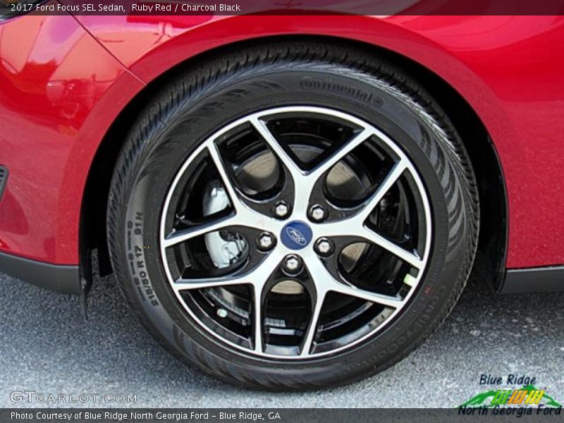Ruby Red / Charcoal Black 2017 Ford Focus SEL Sedan
