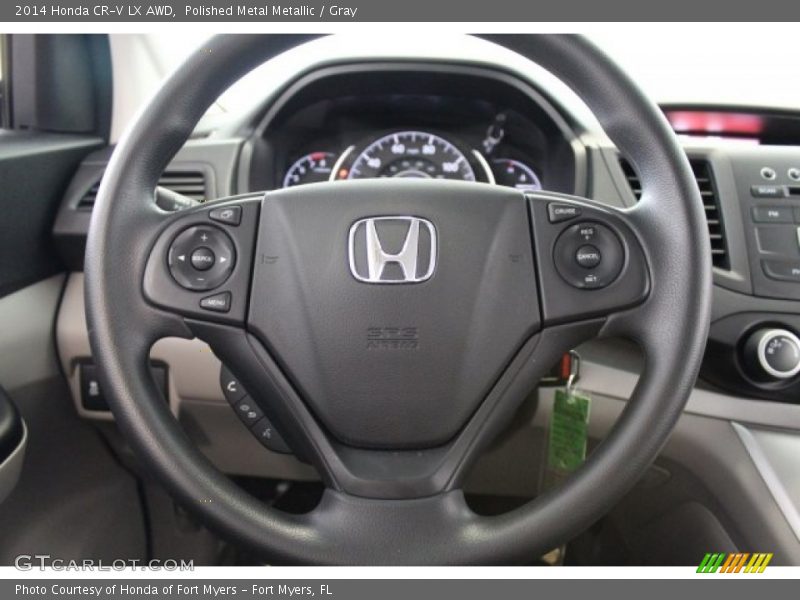 Polished Metal Metallic / Gray 2014 Honda CR-V LX AWD