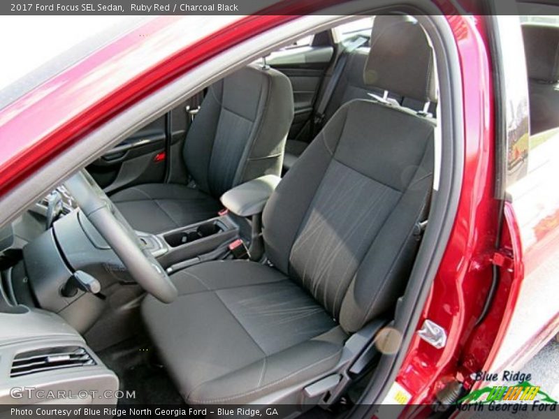 Ruby Red / Charcoal Black 2017 Ford Focus SEL Sedan