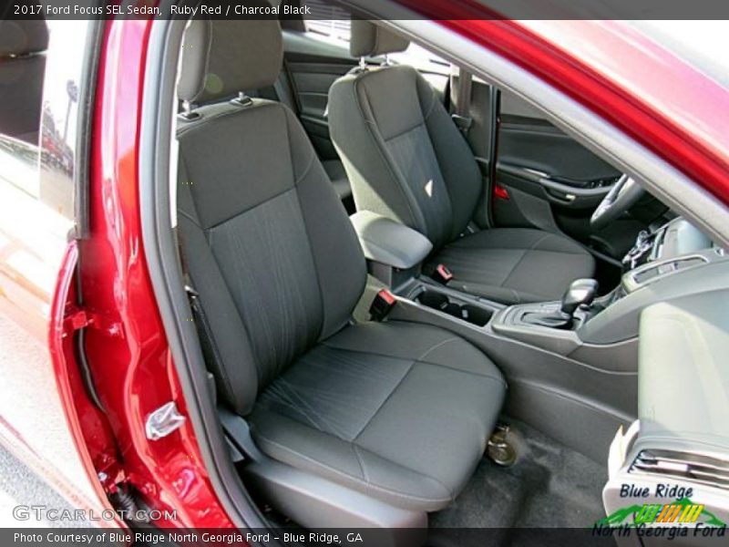 Ruby Red / Charcoal Black 2017 Ford Focus SEL Sedan