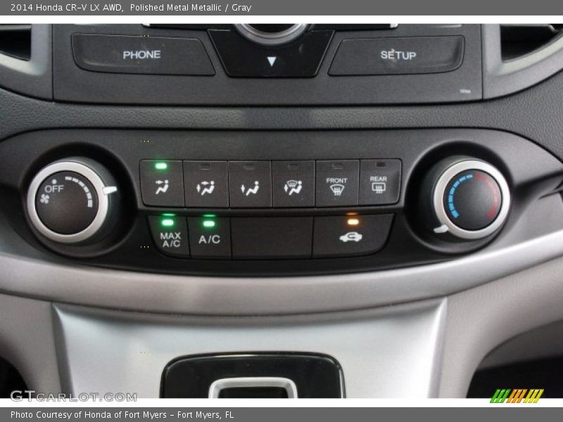 Polished Metal Metallic / Gray 2014 Honda CR-V LX AWD