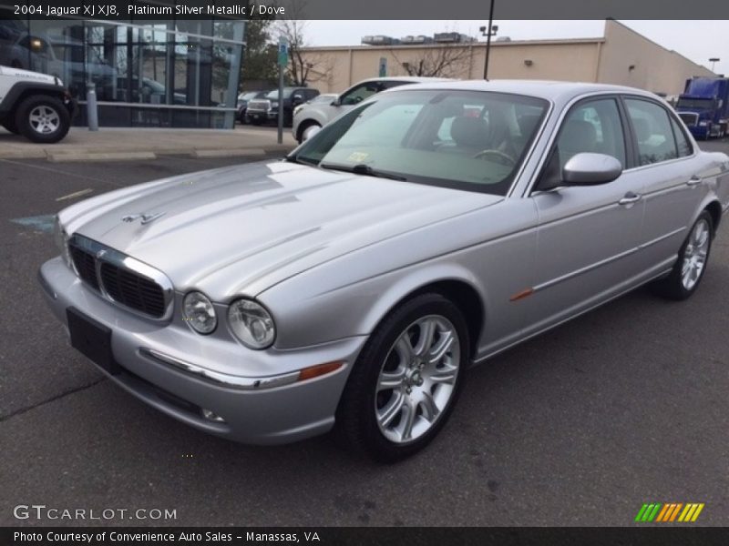 Platinum Silver Metallic / Dove 2004 Jaguar XJ XJ8