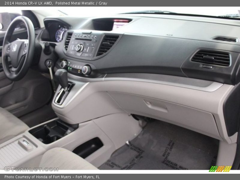 Polished Metal Metallic / Gray 2014 Honda CR-V LX AWD