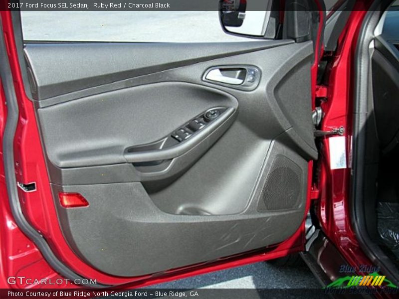 Ruby Red / Charcoal Black 2017 Ford Focus SEL Sedan