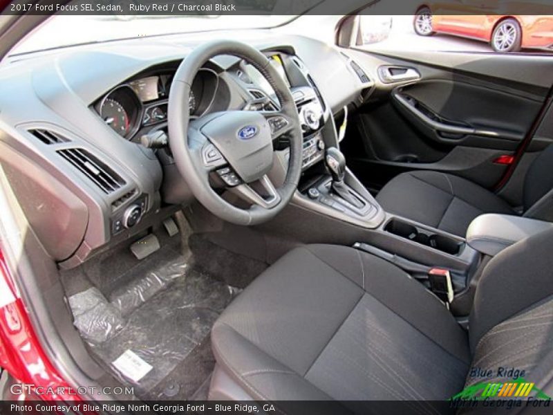 Ruby Red / Charcoal Black 2017 Ford Focus SEL Sedan