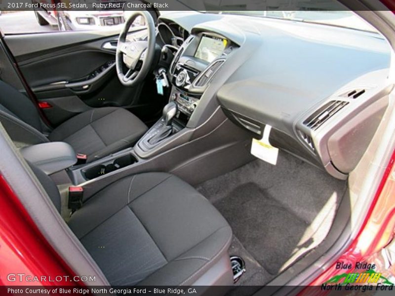 Ruby Red / Charcoal Black 2017 Ford Focus SEL Sedan
