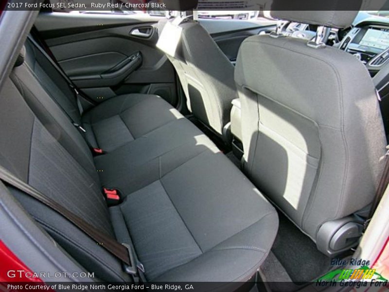 Ruby Red / Charcoal Black 2017 Ford Focus SEL Sedan