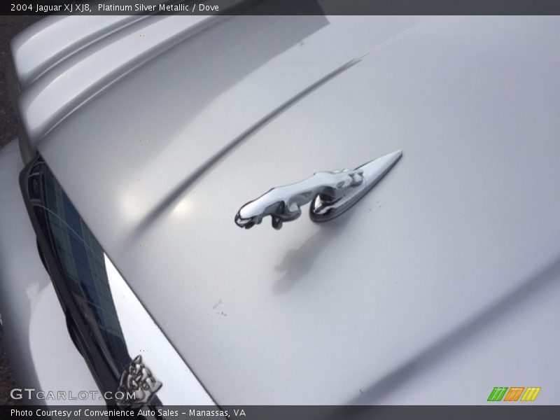 Platinum Silver Metallic / Dove 2004 Jaguar XJ XJ8