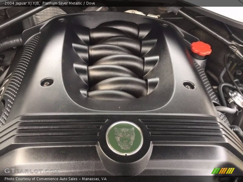 Platinum Silver Metallic / Dove 2004 Jaguar XJ XJ8