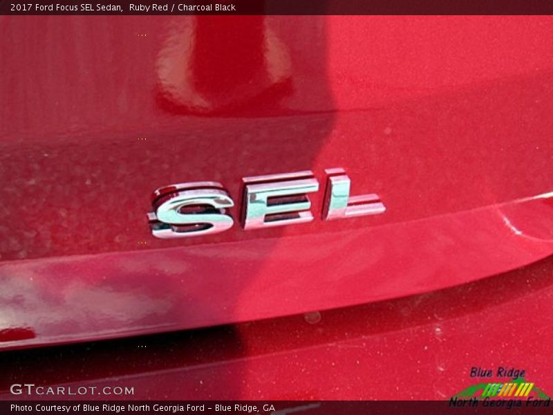 Ruby Red / Charcoal Black 2017 Ford Focus SEL Sedan