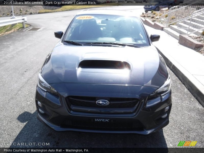 Dark Gray Metallic / Carbon Black 2016 Subaru WRX Limited