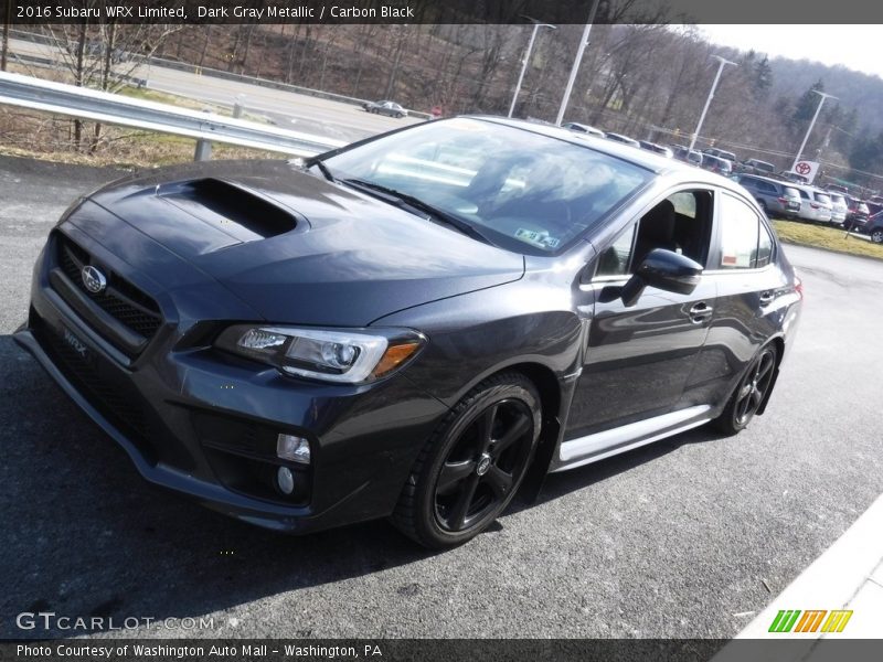Dark Gray Metallic / Carbon Black 2016 Subaru WRX Limited