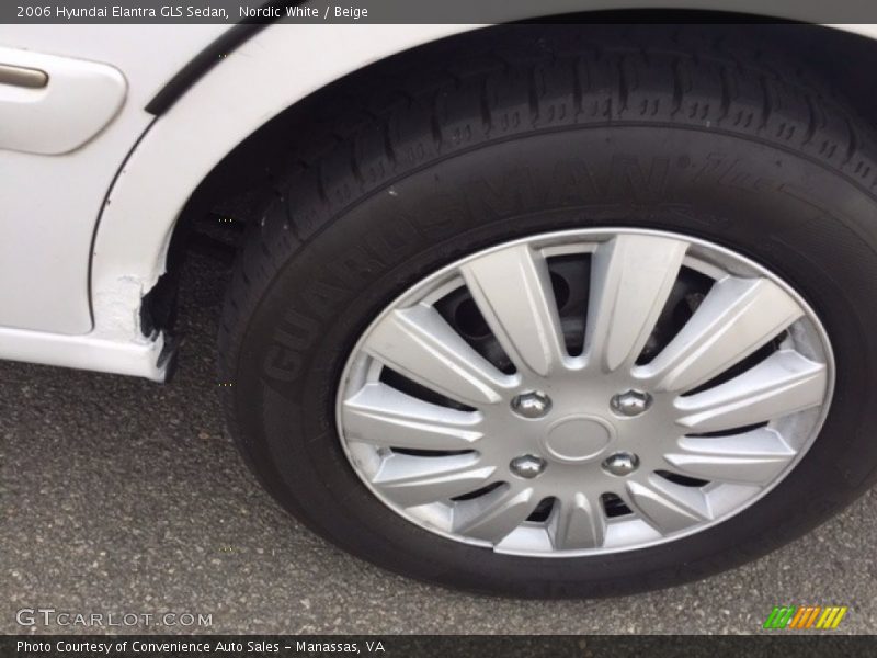 Nordic White / Beige 2006 Hyundai Elantra GLS Sedan