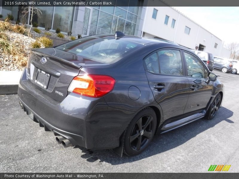Dark Gray Metallic / Carbon Black 2016 Subaru WRX Limited