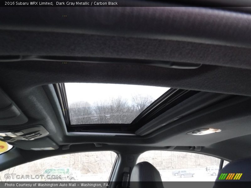 Dark Gray Metallic / Carbon Black 2016 Subaru WRX Limited