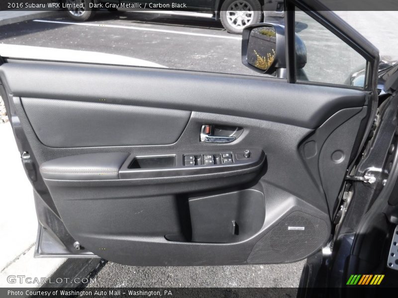 Dark Gray Metallic / Carbon Black 2016 Subaru WRX Limited