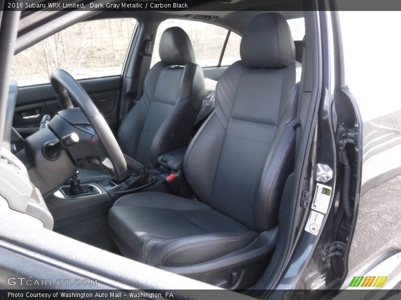 Dark Gray Metallic / Carbon Black 2016 Subaru WRX Limited