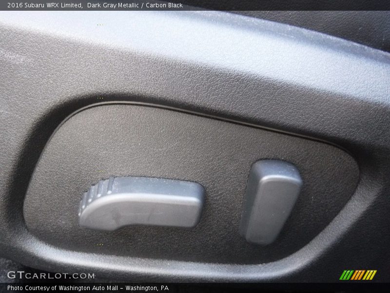 Dark Gray Metallic / Carbon Black 2016 Subaru WRX Limited