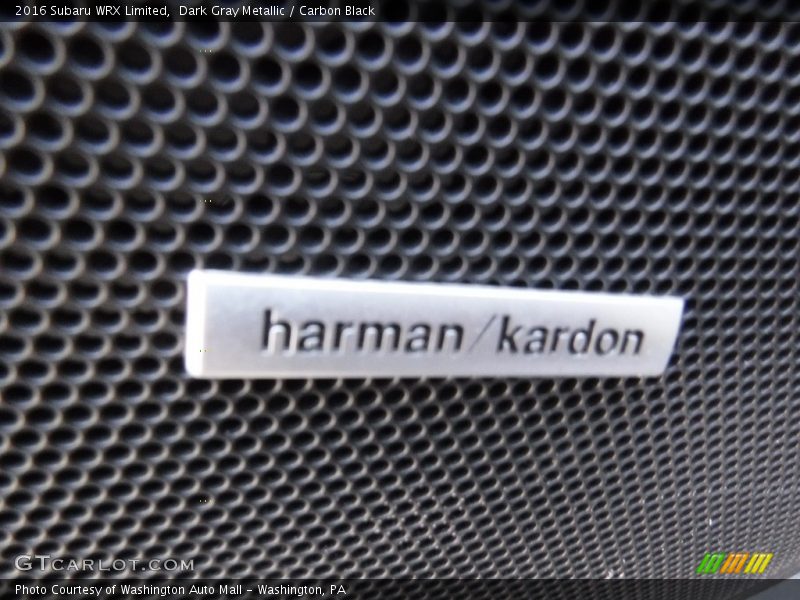 Dark Gray Metallic / Carbon Black 2016 Subaru WRX Limited