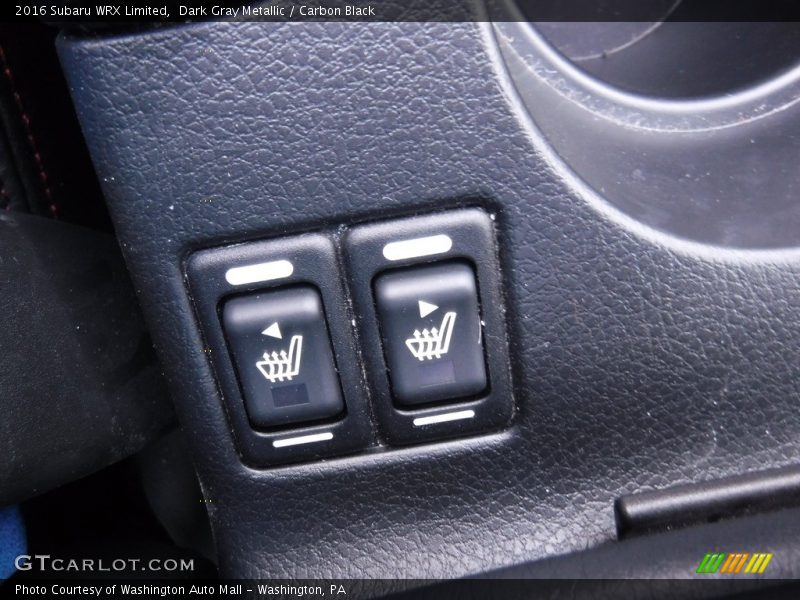 Dark Gray Metallic / Carbon Black 2016 Subaru WRX Limited