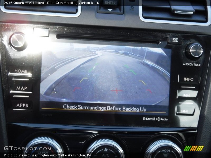 Dark Gray Metallic / Carbon Black 2016 Subaru WRX Limited
