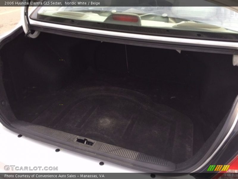 Nordic White / Beige 2006 Hyundai Elantra GLS Sedan