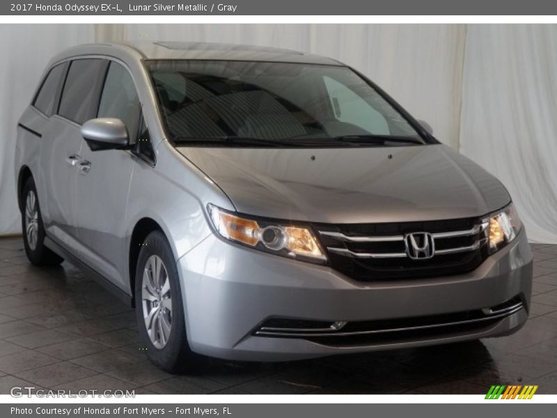 Lunar Silver Metallic / Gray 2017 Honda Odyssey EX-L