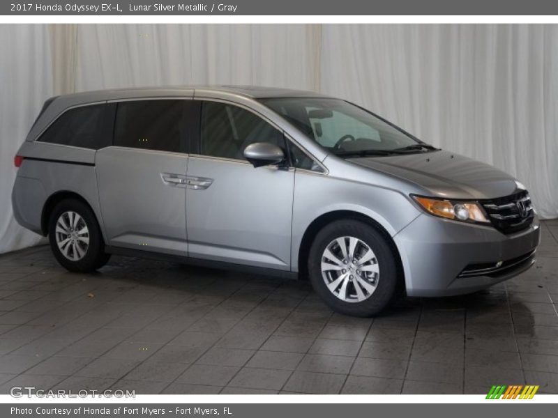 Lunar Silver Metallic / Gray 2017 Honda Odyssey EX-L