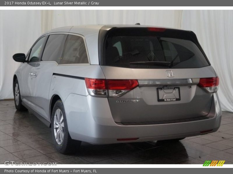 Lunar Silver Metallic / Gray 2017 Honda Odyssey EX-L