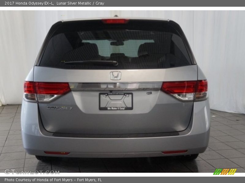 Lunar Silver Metallic / Gray 2017 Honda Odyssey EX-L