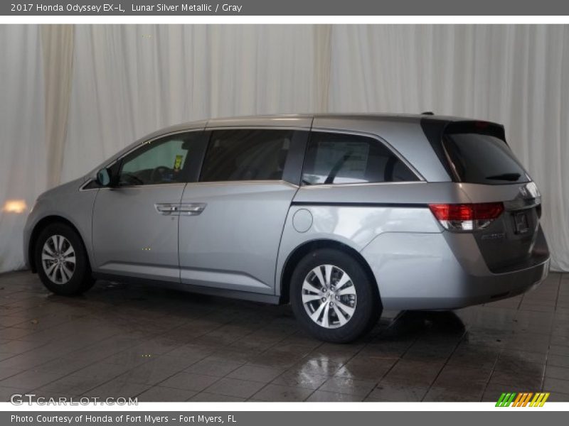 Lunar Silver Metallic / Gray 2017 Honda Odyssey EX-L
