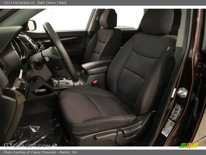 Dark Cherry / Black 2011 Kia Sorento LX