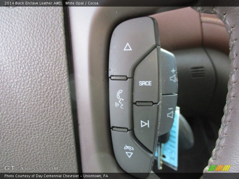 White Opal / Cocoa 2014 Buick Enclave Leather AWD