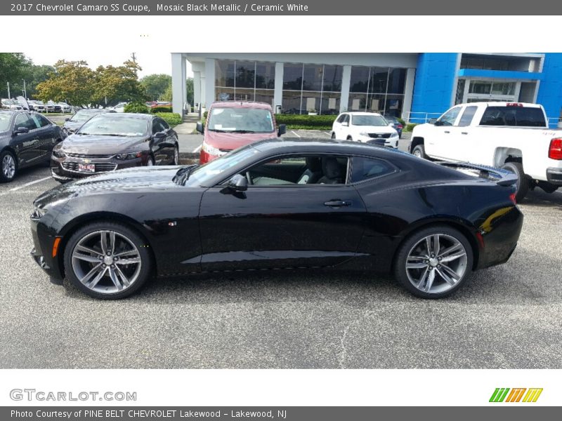 Mosaic Black Metallic / Ceramic White 2017 Chevrolet Camaro SS Coupe