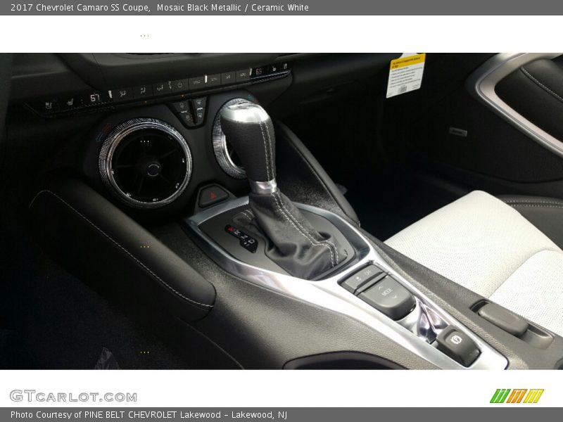 Mosaic Black Metallic / Ceramic White 2017 Chevrolet Camaro SS Coupe