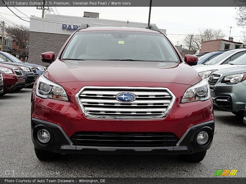 Venetian Red Pearl / Warm Ivory 2017 Subaru Outback 2.5i Premium